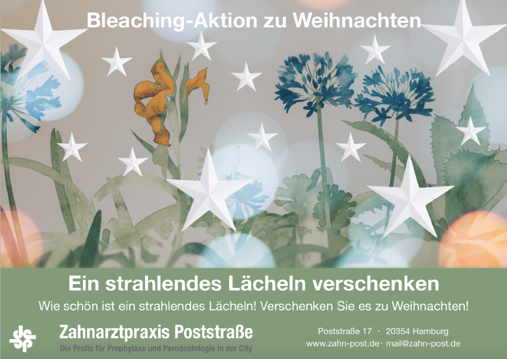 Bleaching ist vorm Weihnachtsfest gefragt